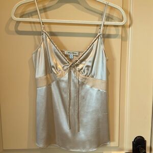 Silk Camisole Top Gold/Tan size2
